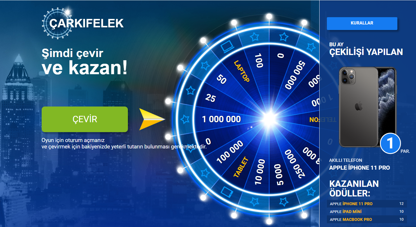 1xBet Para Yatırma Bonusları